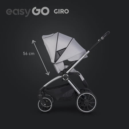 EasyGo Giro Wózek Głęboko-Spacerowy Cloudy Gray