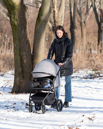 Carrello Bravo Plus 2023 Wózek Spacerowy Storm Grey