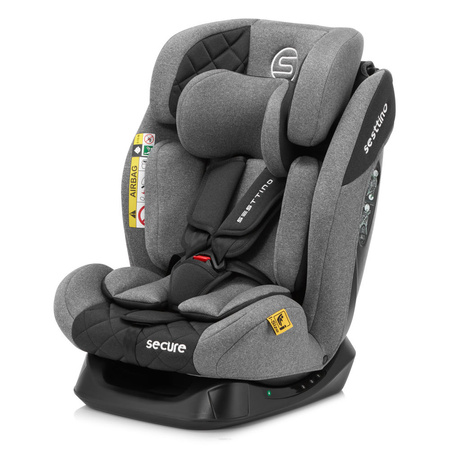 Sesttino SecurePro Fotelik Samochodowy Gray 0-36 kg