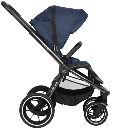 Muuvo Quick 2.0 Wózek Spacerowy Black Chrome Indigo