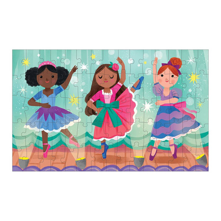 Mudpuppy Puzzle soczewkowe z ruchomym obrazkiem Baletnice 75 elementów 5+