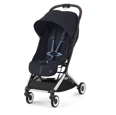Cybex Orfeo Wózek Spacerowy Rama Srebrna Dark Blue