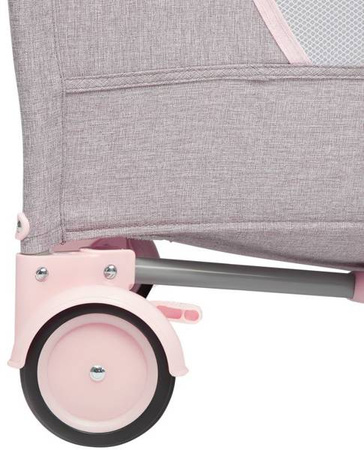 Skiddou Lunar+ Łóżeczko Turystyczne 3w1 Keep Pink