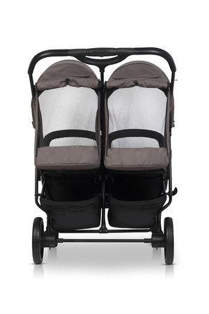 Euro-Cart Doblo Wózek Spacerowy Bliźniaczy lub Rok Po Roku Taupe