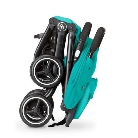 GB Qbit + Wózek Spacerowy Silverfox Grey