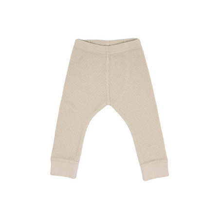 Lodger dwuczęściowa piżamka bawełniana beżowa Ciumbelle Ivory r. 86