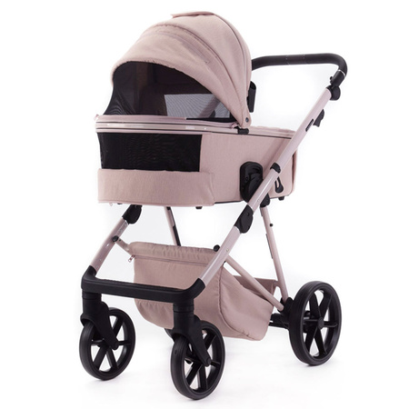 Adamex Delta Natura 4 Wózek Głęboko-Spacerowy Rose