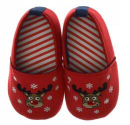 Yo!Club Buciki Buty Niemowlęce Renifery Pantofelki 6 - 12m