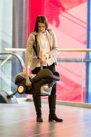 Rollersy Adaptery z Kółkami do Fotelików Samochodowych Grey