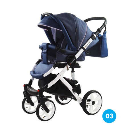 Coneco Primavera Wózek Głęboko-Spacerowy 03 granatowy