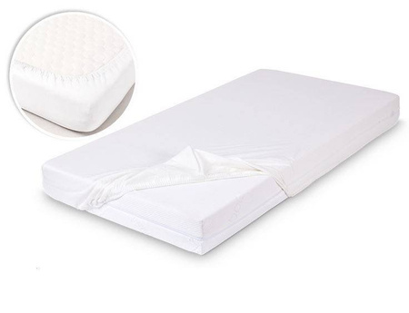 Prześcieradło Bamboo z Gumką r.60X120 Białe