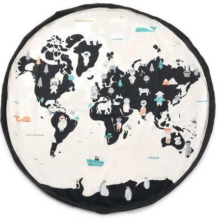 Play&Go Worek Na Zabawki Mata Edukacyjna Mapa Świata/Gwiazki