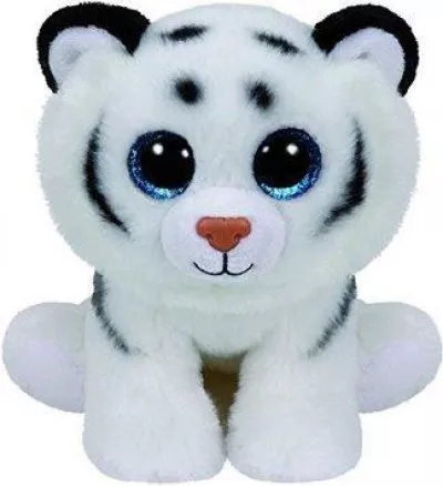 Ty Beanie Babies Tygrys Tundra Biały 15 cm