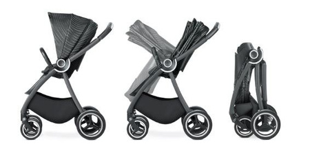 Cybex GB Maris 2 wózek głęboko-spacerowy + fotelik + baza 4w1 Satin Black