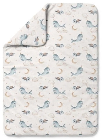 Waldin Kołdra Bambusowa 120x90 Wieloryb Beżowy