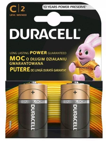 Duracell Bateria Alkaliczne Basic C/lr14 1 sztuka