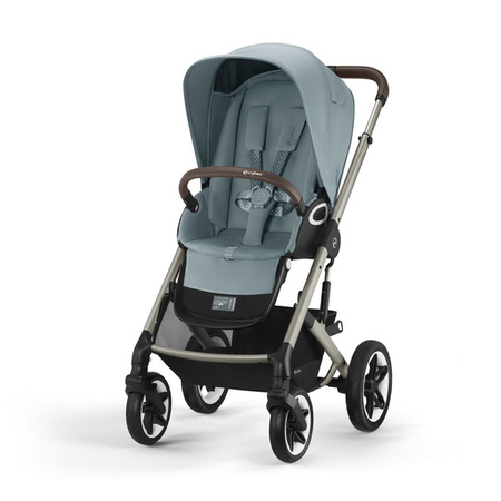 Cybex Talos S Lux Wózek Głęboko-Spacerowy Rama Taupe Sky Blue