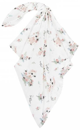 Bonjour Cherie Bambusowy Otulacz Mały 70x70cm Romantyczny Królik