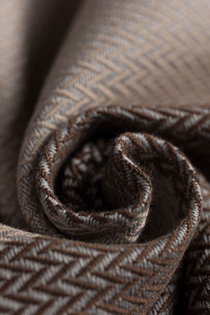 LennyLamb Moja Pierwsza Chusta Kółkowa Do Noszenia Dzieci, Tkana Splotem Jodełkowym, Bawełna, 1,8m, Ramię Bez Zakładek - Baby Caffe Latte