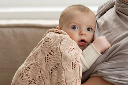 Poofi Kocyk Bambusowy Milano Morelowy PF 661