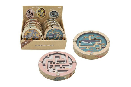 Artyk Drewniana gra zręcznościowa Labirynt mix