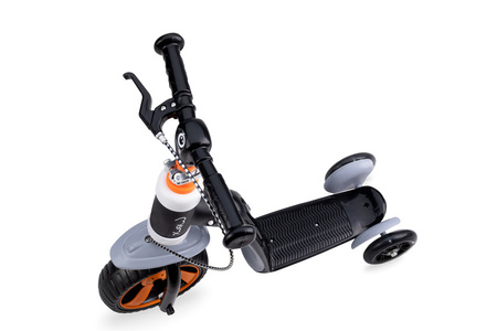 MoMi Elios 2w1 Hulajnoga Jeździk Pomarańczowy