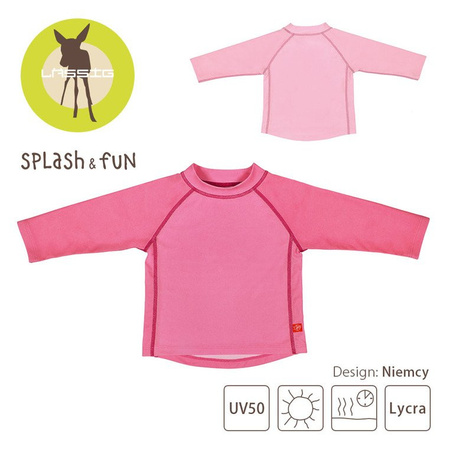 Lassig, Koszulka do pływania z długim rękawem Light pink, UV 50+