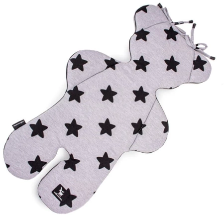 Cottonmoose Bear Uniwersalna Wkładka do Wózka i Fotelika 04 Grey Stars