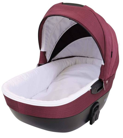 Kunert Mila Premium Wózek Głęboko-Spacerowy 2w1 Szary Len + Kostka Złota Rama Koła Żelowe