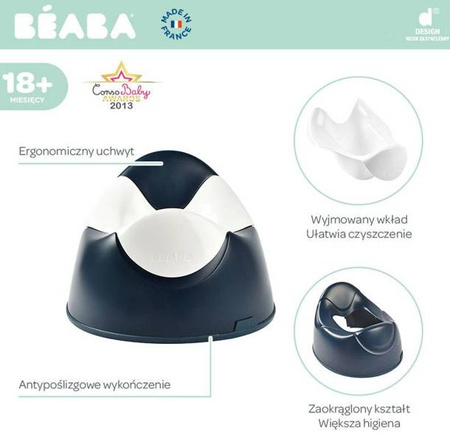 Beaba Nocnik z Wyjmowanym Wkładem Night Green