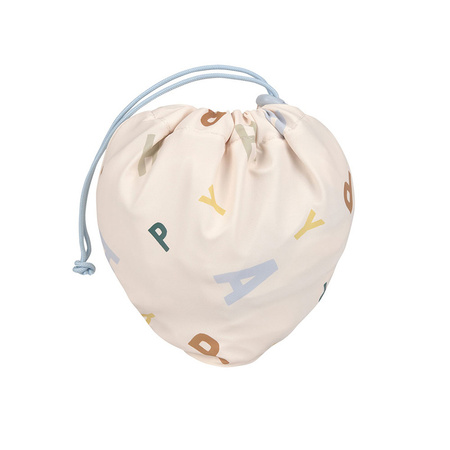 Lassig Fartuch z długim rękawem wodoodporny Happy Fruits Light blue