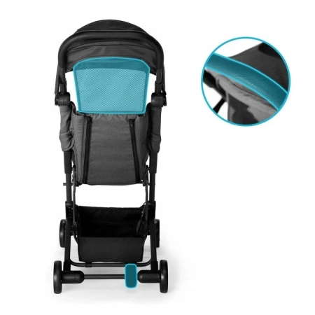 Kidnort Snöpetrel Wózek Spacerowy Czarny