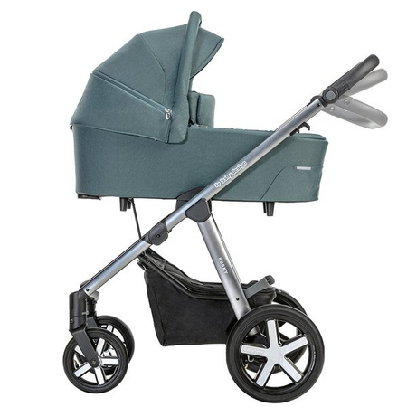 Baby Design Husky 2022 Wózek Głęboko-Spacerowy 107 Silver Grey Koła Pompowane