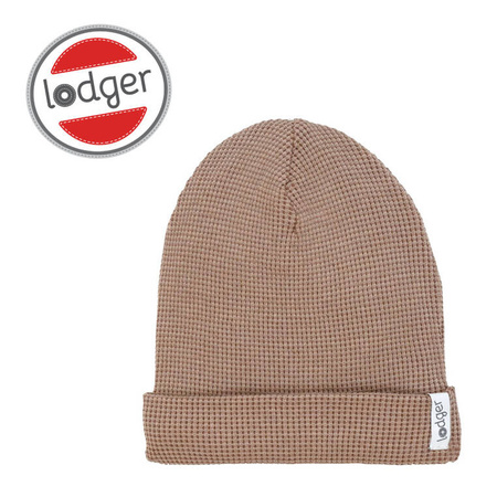 Lodger Czapeczka bawełniana brązowa Ciumbelle Beige 6-12 m