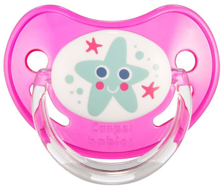 Canpol Babies Zestaw Butelka 35/227 + Smoczek Uspokajający 22/508 GRATIS Różowy