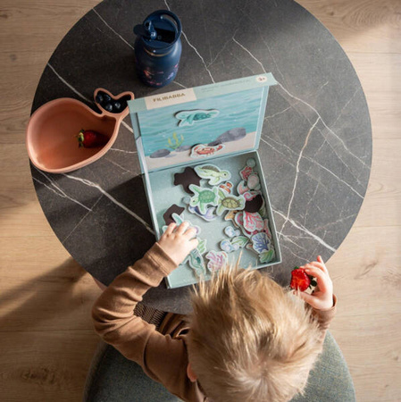 Filibabba Pudełko Na Przekąski Wieloryb Misty Rose