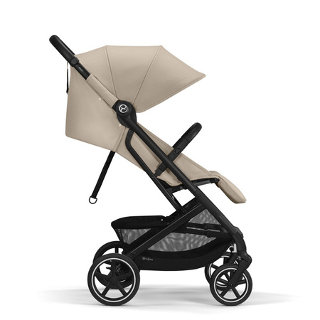 Cybex Beezy Wózek Spacerowy Rama Czarna Almond Beige 2024