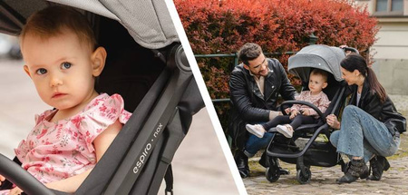 Espiro Nox Wózek Spacerowy 08 Pink Vibes