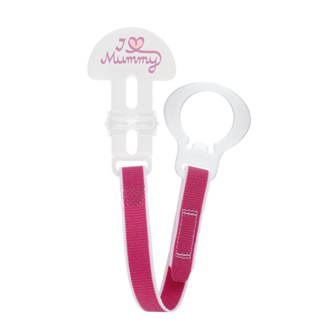Mam Love & Affection Klips Do Smoczka I Love Mummy Różowy