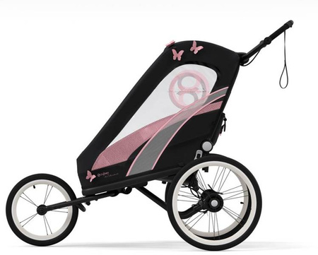 Cybex Zeno Siedzisko Przyczepki Do Biegania Do Roweru Cybex Sports Powder Pink by Anna Lewandowska