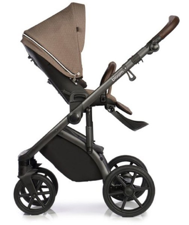 ROAN Bloom Wózek Głęboko-Spacerowy 2w1 Brown Dots