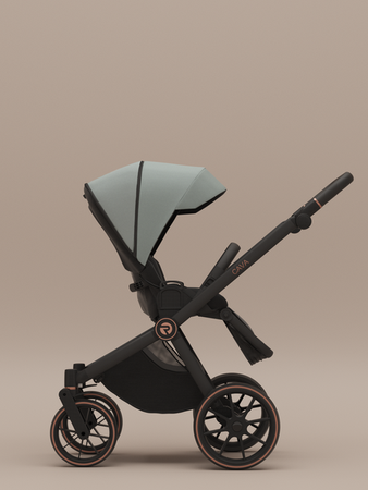 Riko Cava Wózek Głęboko-Spacerowy 12 Sage