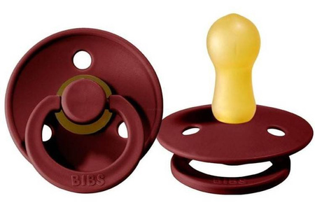 Bibs Smoczek Uspokajający Kauczukowy r. S Wine