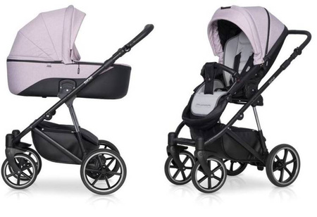 Riko Side Wózek Głęboko-Spacerowy 2w1 Rose