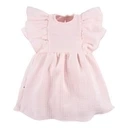 Eevi Sukienka Dziecięca Bawełniana Muślinowa Rozmiar 92 (87 - 92 cm) Jany Róż
