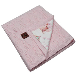 EKO KOCYK PANELOWY + DZIANINA PLE-80 SOWY EKO/RÓŻ