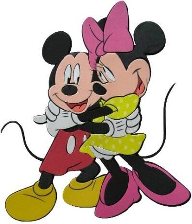 Marko Disney Licencja Dekoracja Ścienna - Myszka Mickey - Mickey i Minnie 2