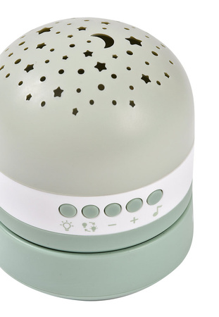 Beaba Projektor gwiazd z pozytywką i czujnikiem płaczu Pixie Sage green