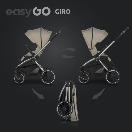 EasyGo Giro Wózek Głęboko-Spacerowy Savana Beige