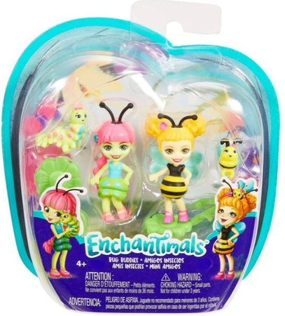 Barbie Enchantimals Małe Przyjaciółki 2pak FXM86 - FXM88 FXM88 Pszczoła i Gąsienica